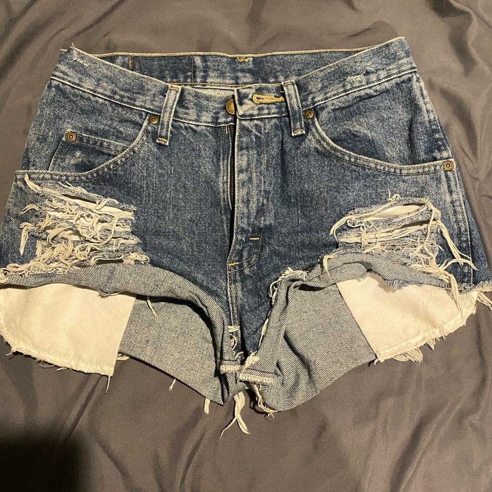 Custom cut wrangler shorts